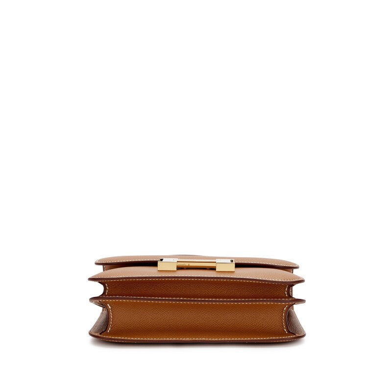 Hermès handbag Gold Epsom Constance 18 Gold Hardware