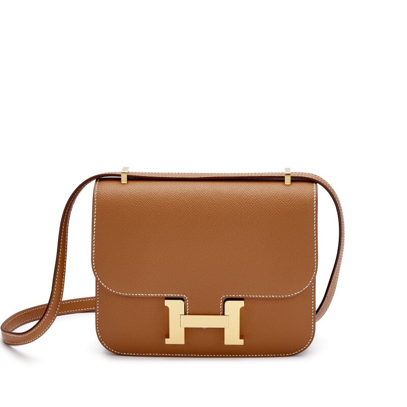 Hermès handbag Gold Epsom Constance 18 Gold Hardware