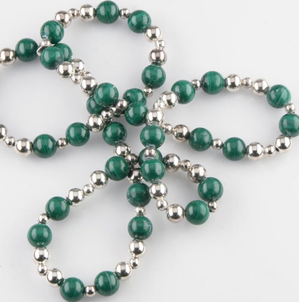 Tiffany’s Vintage Sterling and Malachite Necklace
