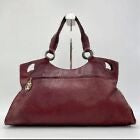 Marcello Vintage Cartier Handbag Paris Burgundy Red